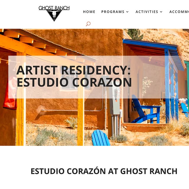 Thrilled to announced that I will be in residence at the Ghost Ranch in New Mexico next month! Georgia O'Keeffe...
