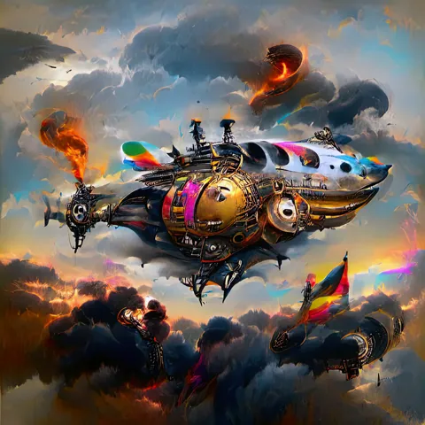 Outerspace Steampunk 370/501