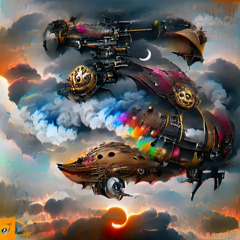 Outerspace Steampunk 501/501