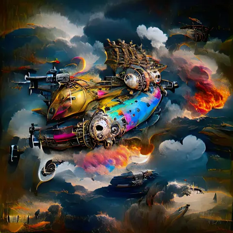 Outerspace Steampunk 84/501