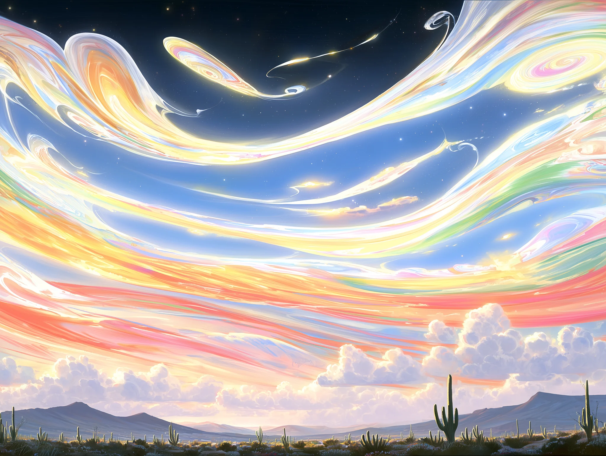 Future landscape artwork by Anne Spalter