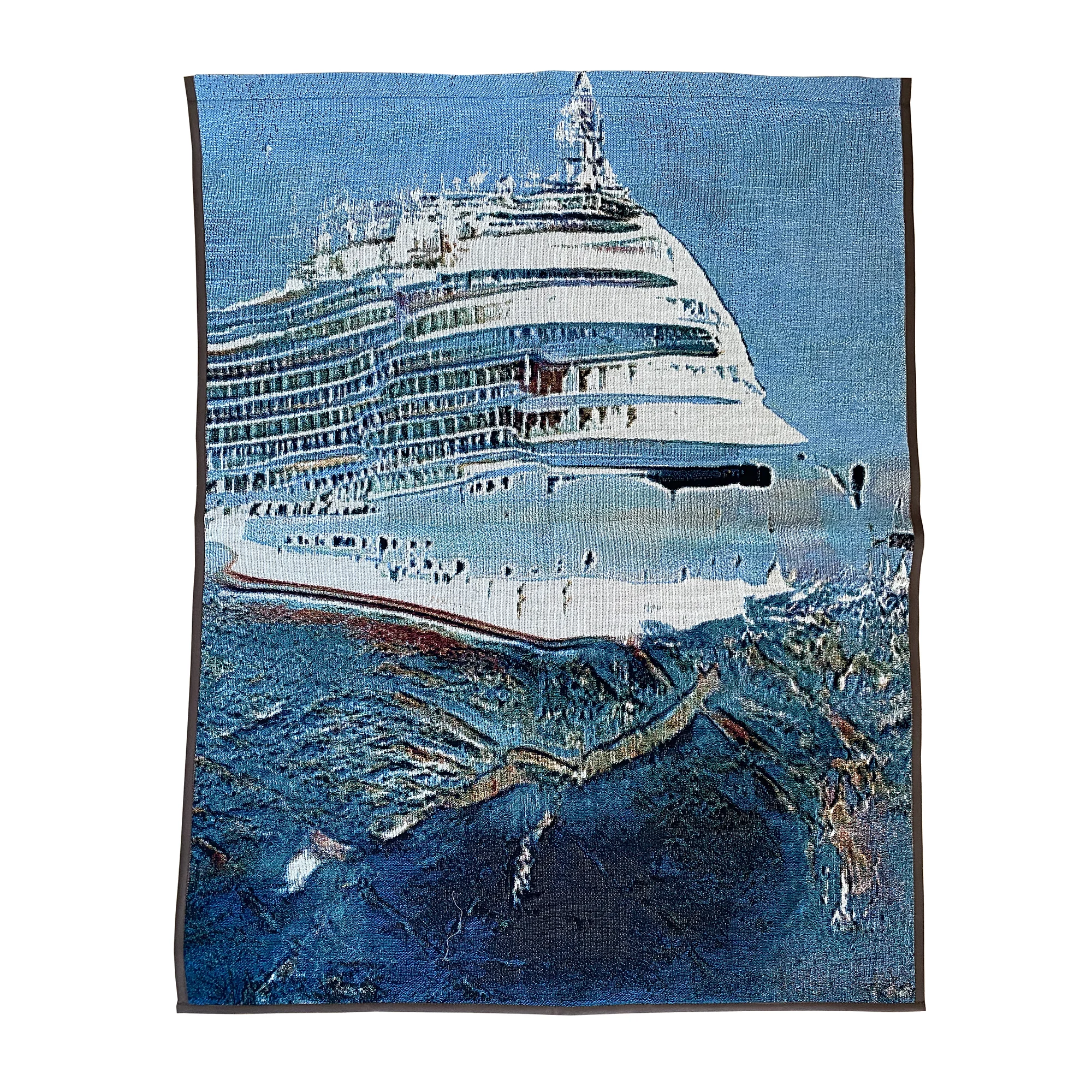 03_AnneSpalter_Cruise Forever_Digital Woven Tapestry_37inx52in_2021_Spalter