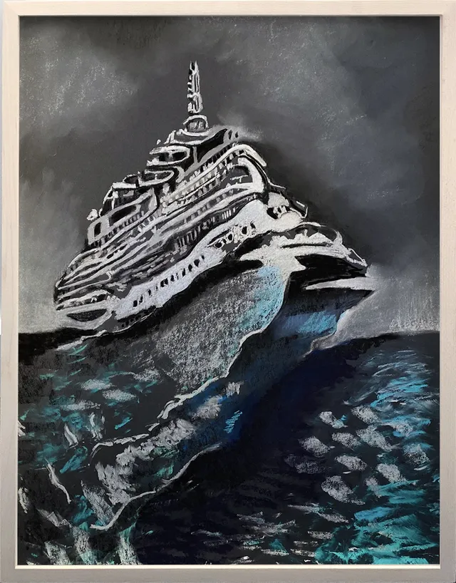 Ship on an Icy Ocean
