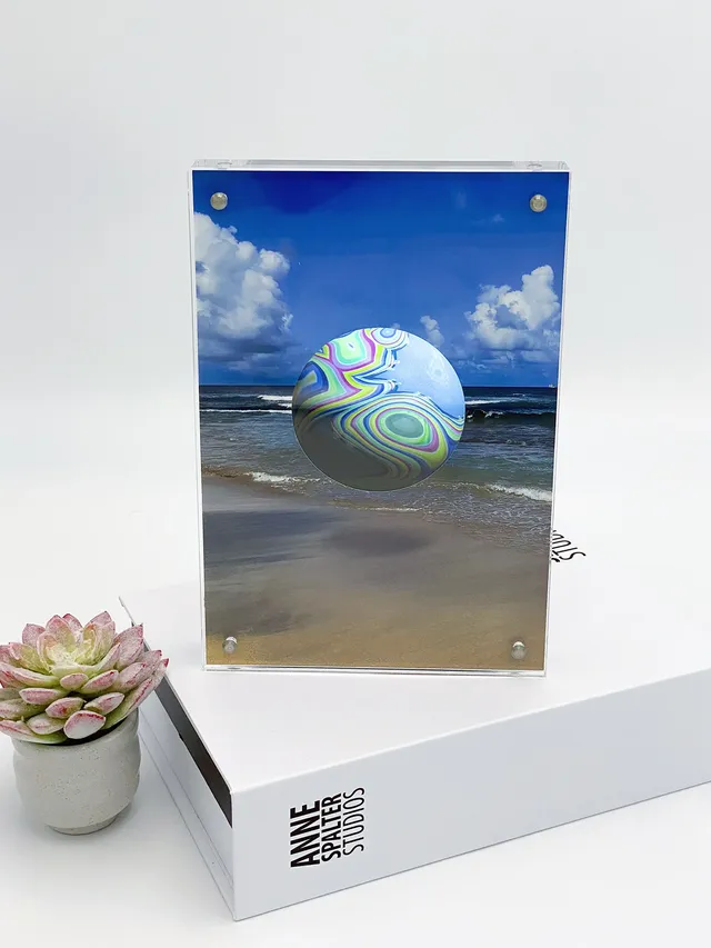 Solar Surfer (Surrealist Video Print)