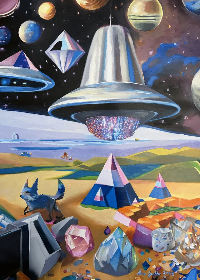 The Fox's Odyssey: Earthly Jewels and Cosmic Wonders