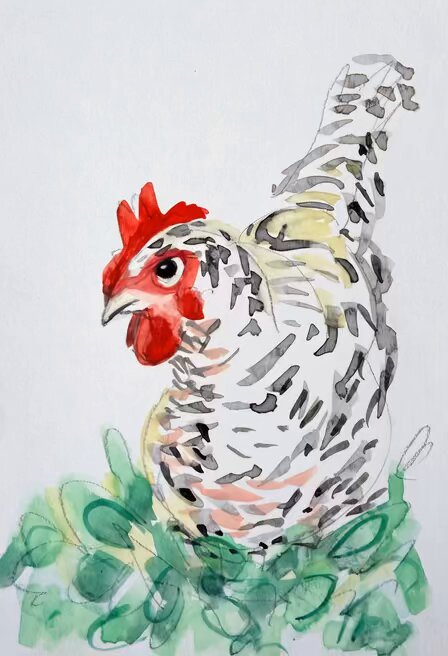 Animated original watercolor painting @imagine